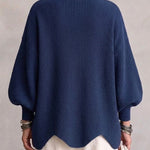 Bente oversized vest met goudkleurige knopen