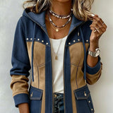 Marineblauw & camel