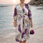 Esther elegante jurk met v-hals