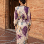 Esther elegante jurk met v-hals