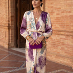 Esther elegante jurk met v-hals