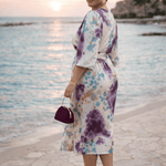 Esther elegante jurk met v-hals